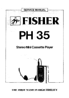 Fisher PH-35 - Service Manual 